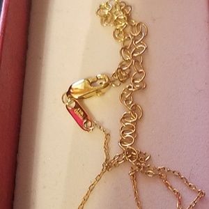 Jewelry - 10k adjustable necklace with diamonds Jewelry - 10k adjustable necklace with diamonds